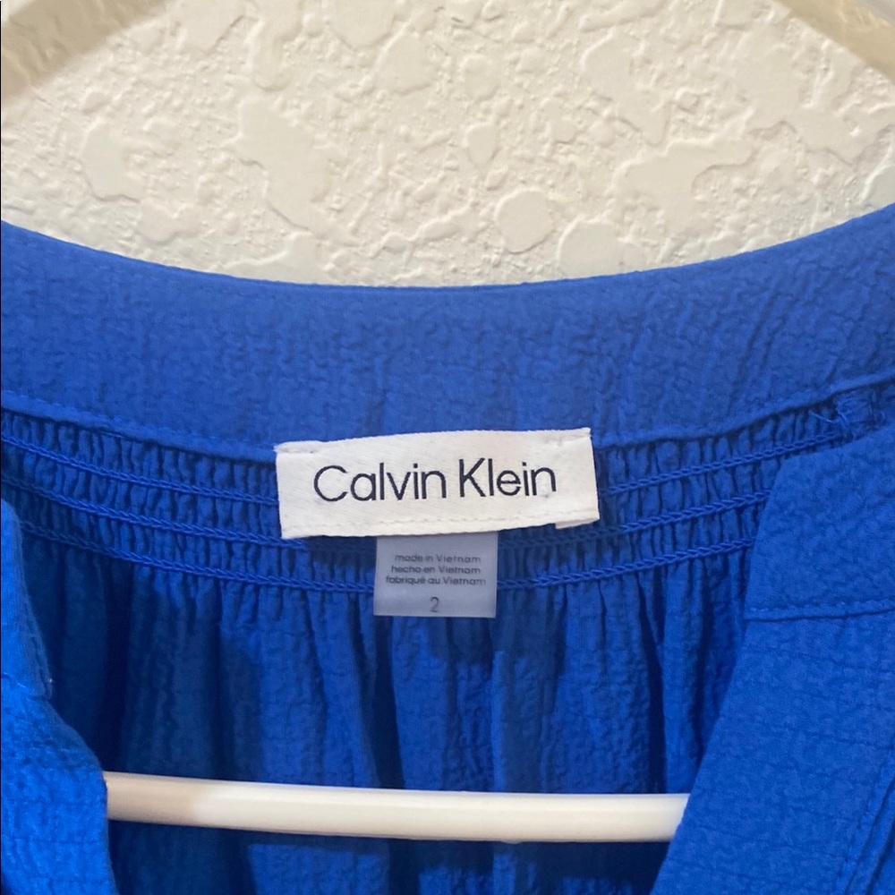 Calvin Klein Blue Blouse